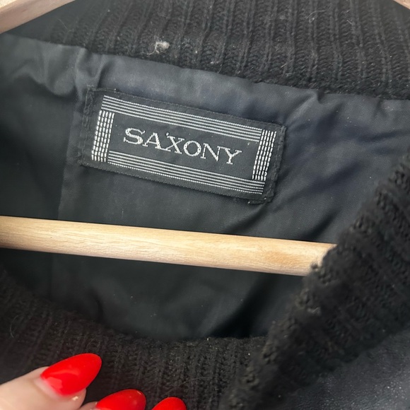 Vintage 90s Saxony Hip Hop Multicolor Crewneck Sweater No SIZE Tag - Picture 2 of 14